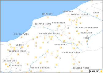 map of Douar Ouachhia